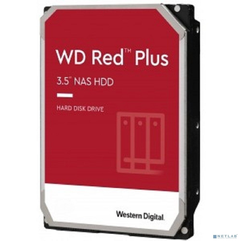 Жесткий диск 10TB SATA 6Gb/s Western Digital WD Red Plus 3,5" 7200RPM 256MB NAS Edition - фото №15