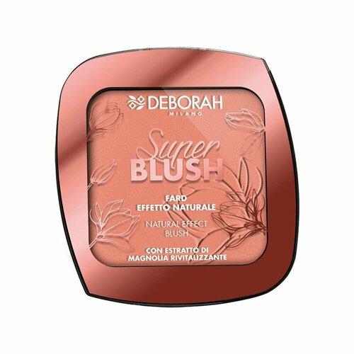 Румяна для лица DEBORAH MILANO SUPER BLUSH вес 9гр кораллово розовый, Италия - 1шт