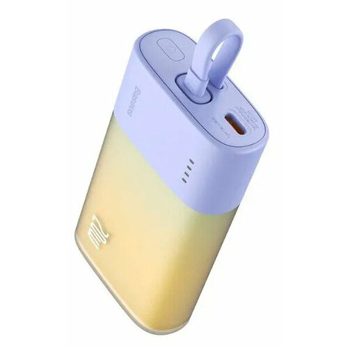 Внешний аккумулятор Xiaomi Baseus Pocket Fast Charging Power Bank Type-C 5200 mAh PPKDC05L Purple 2499₽