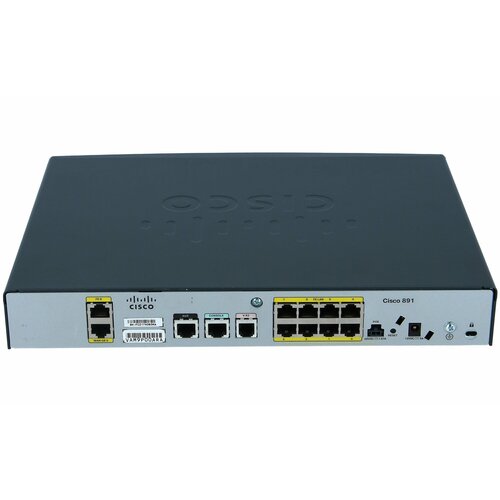 Маршрутизатор Сisco 891-K9 8 x 10100BASE-T 2 х 1G 4 х PoE 60000₽