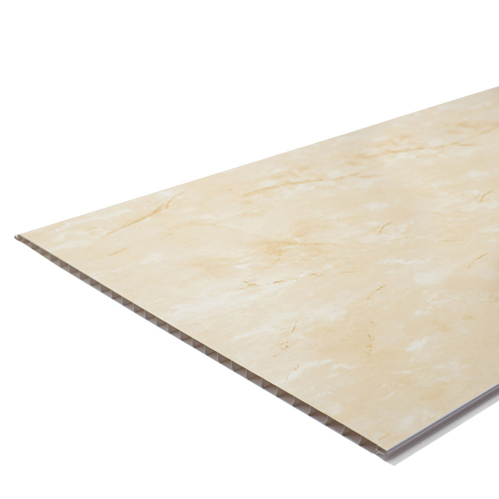 Панель ПВХ 375х2600х8 мм Venta офсет бежевая 0975 кв. м