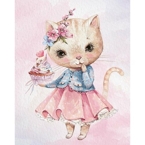 Алмазная мозаика Очаровательная кошечка 907₽