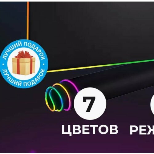 Тестовый образец - коврик для мышки с RGB подсветкой Картинка 11111₽