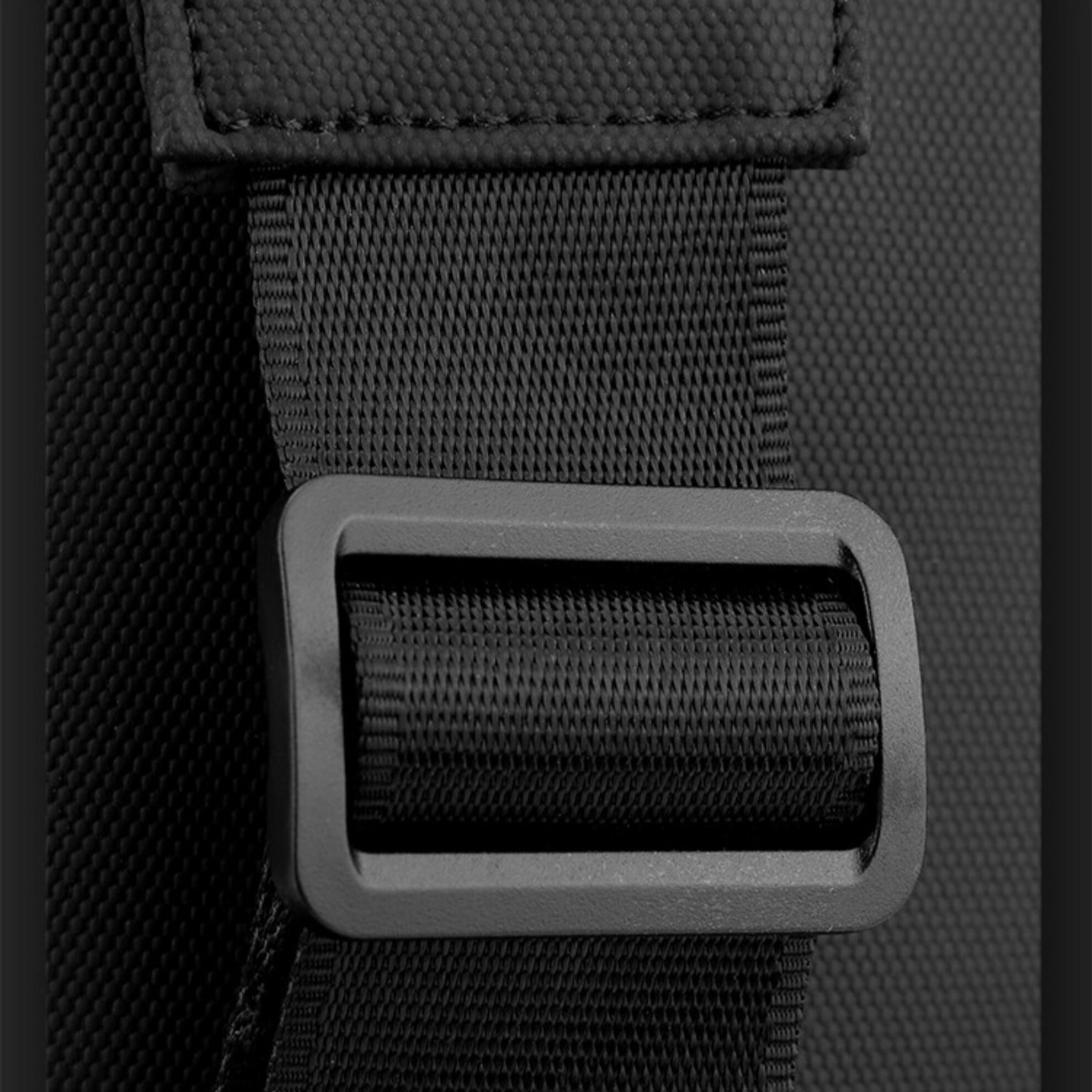 Сумка-кросс-боди, водонепроницаемая, для документов и телефона, чёрный — фото 1