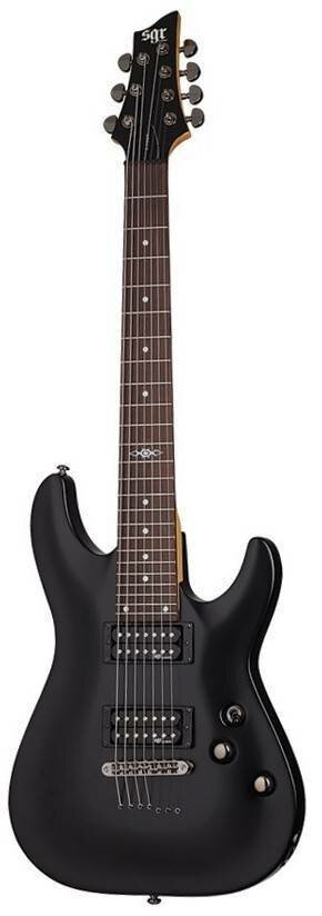 Электрогитара семиструнная SCHECTER SGR C-7 MSBK
