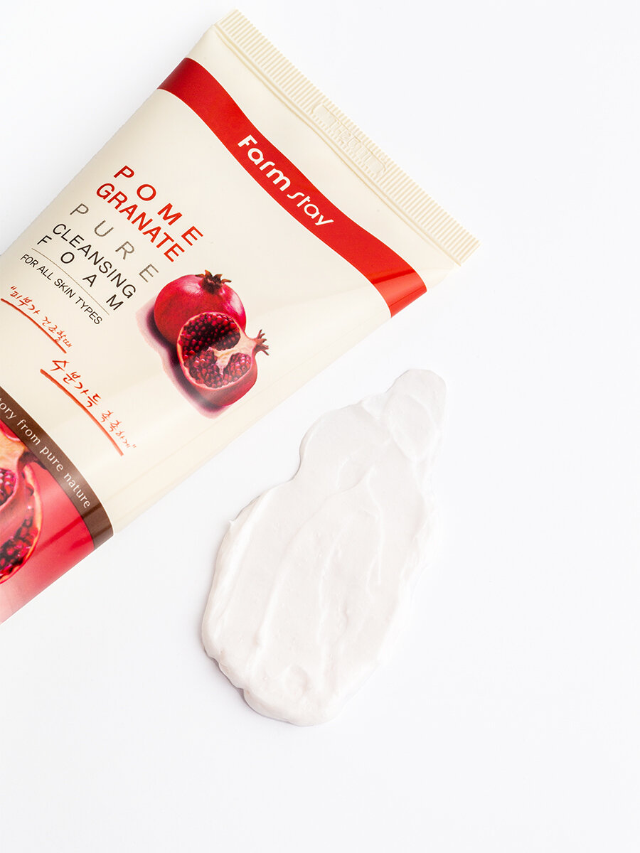 FarmStay Pomegranate Pure Cleansing Foam Очищающая пенка с экстрактом граната, 180мл, Корея — фото 1