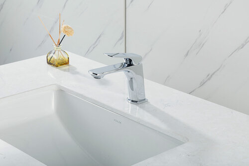 Изображение товара Смеситель для раковины (умывальника) FRAP F1087 хром, латунь, фиксированный излив, управление рычажное