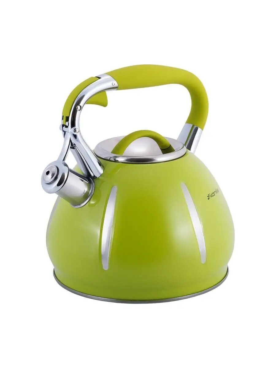 фото Kamille Чайник со свистком и термометром KM-1077 3 л