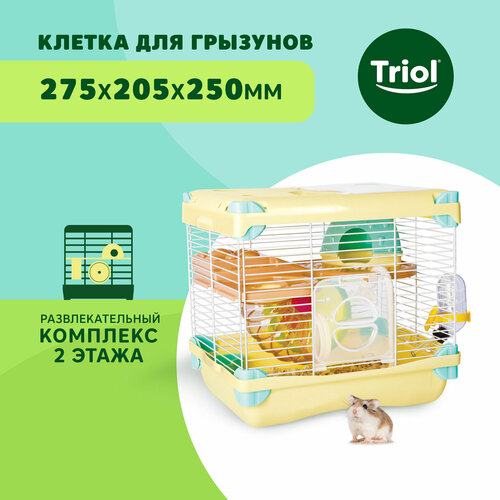 Клетка от бренда Triol "Парк приключений" 27,5х20,5х25 сантиметров