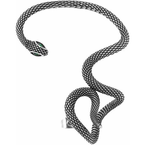 фото Серьги одиночные, каффы nouvelle mode, фианит, разноцветный