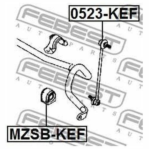 Втулка стабилизатора Febest mzsbkef для Mazda 2, CX-5