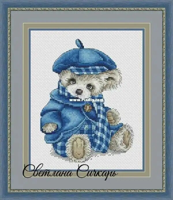 Набор для вышивки крестом Amishop Кролик 7, 18CT counted canvas