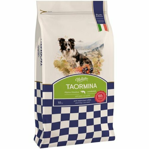 Корм сухой Taormina Alpine Meadow полнорационный для взрослых собак c ягненком 10 кг 10314₽