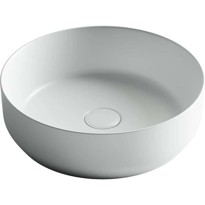 Раковина Ceramicanova Element CN6022MW накладная, Ø39 см, белая матовая
