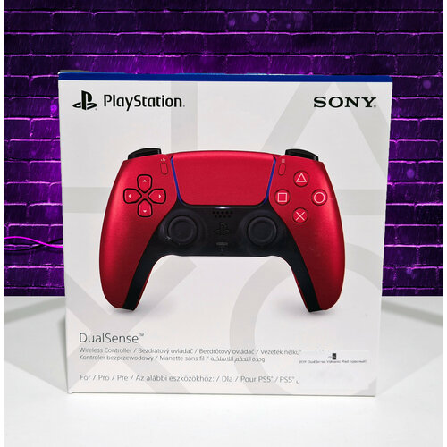 Оригинальный геймпад для консоли PS5 Sony DualSense Вулканический красный 9666₽
