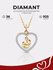 Подвеска Diamant, серебро, 925 проба, фианит