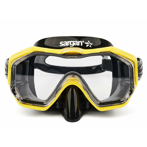 Маска для подводного плавания SARGAN панорама детская 6-14 лет 1398₽