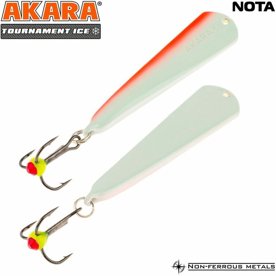Блесна Akara Tournament Ice Nota 45 5гр. 32 фосфорн