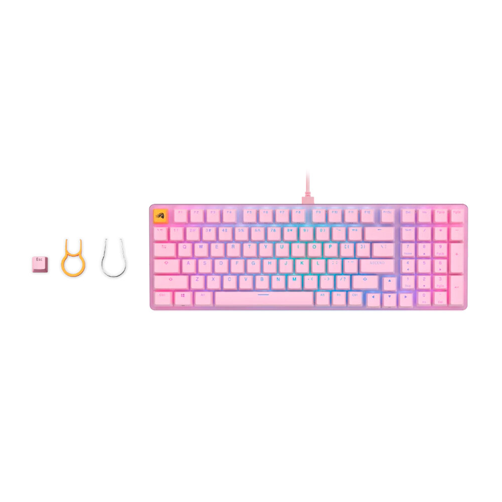 Клавиатура Glorious GMMK 2 Full Size (96%) Pink Pre-Built Fox Linear Switch — фото 1