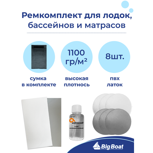 Ремкомплект для лодок ПВХ, матрасов, бассейнов и др. изделий
