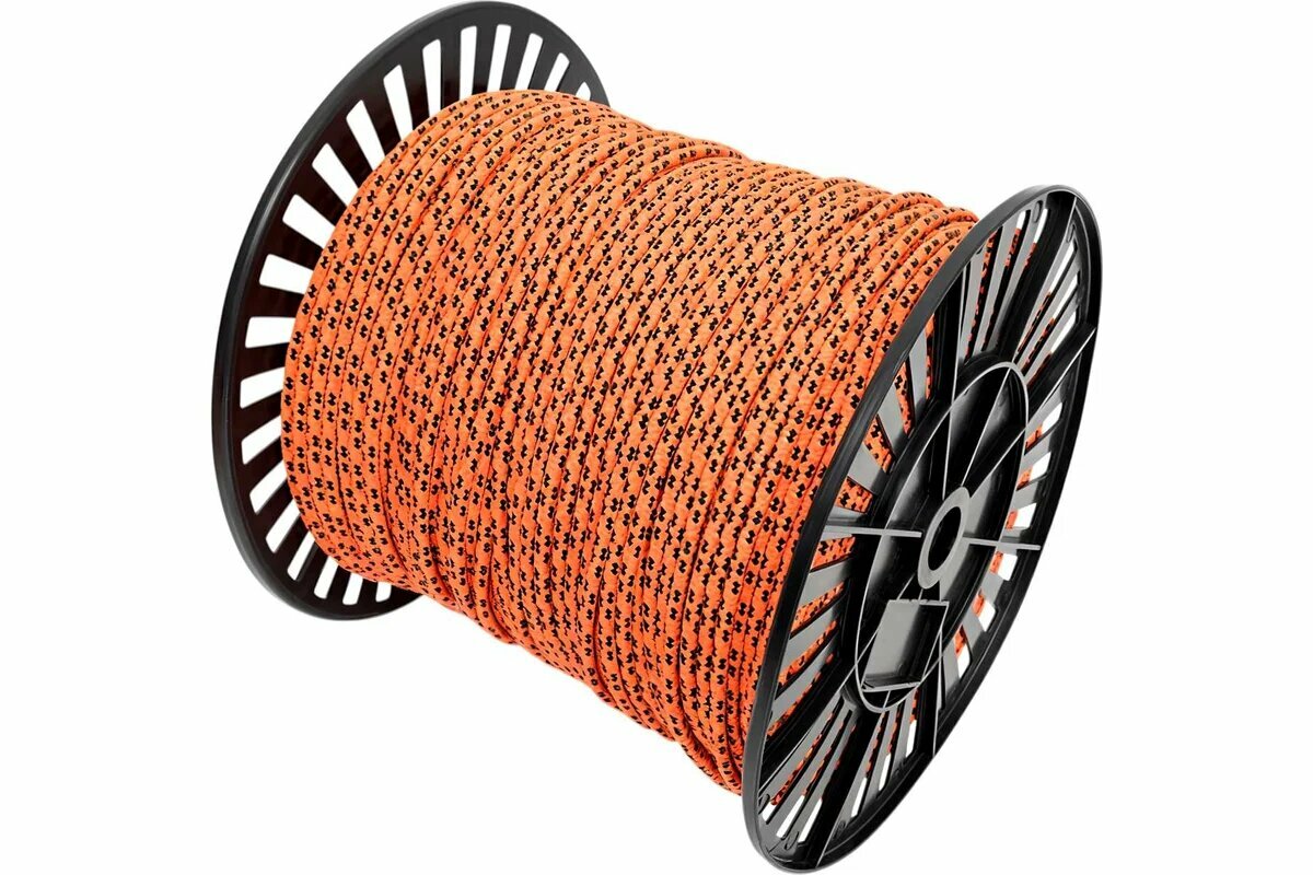 GIGANT Верёвка плетёная п/п 6 мм x 250 м, 16 прядей, HRS-18, для строительных работ