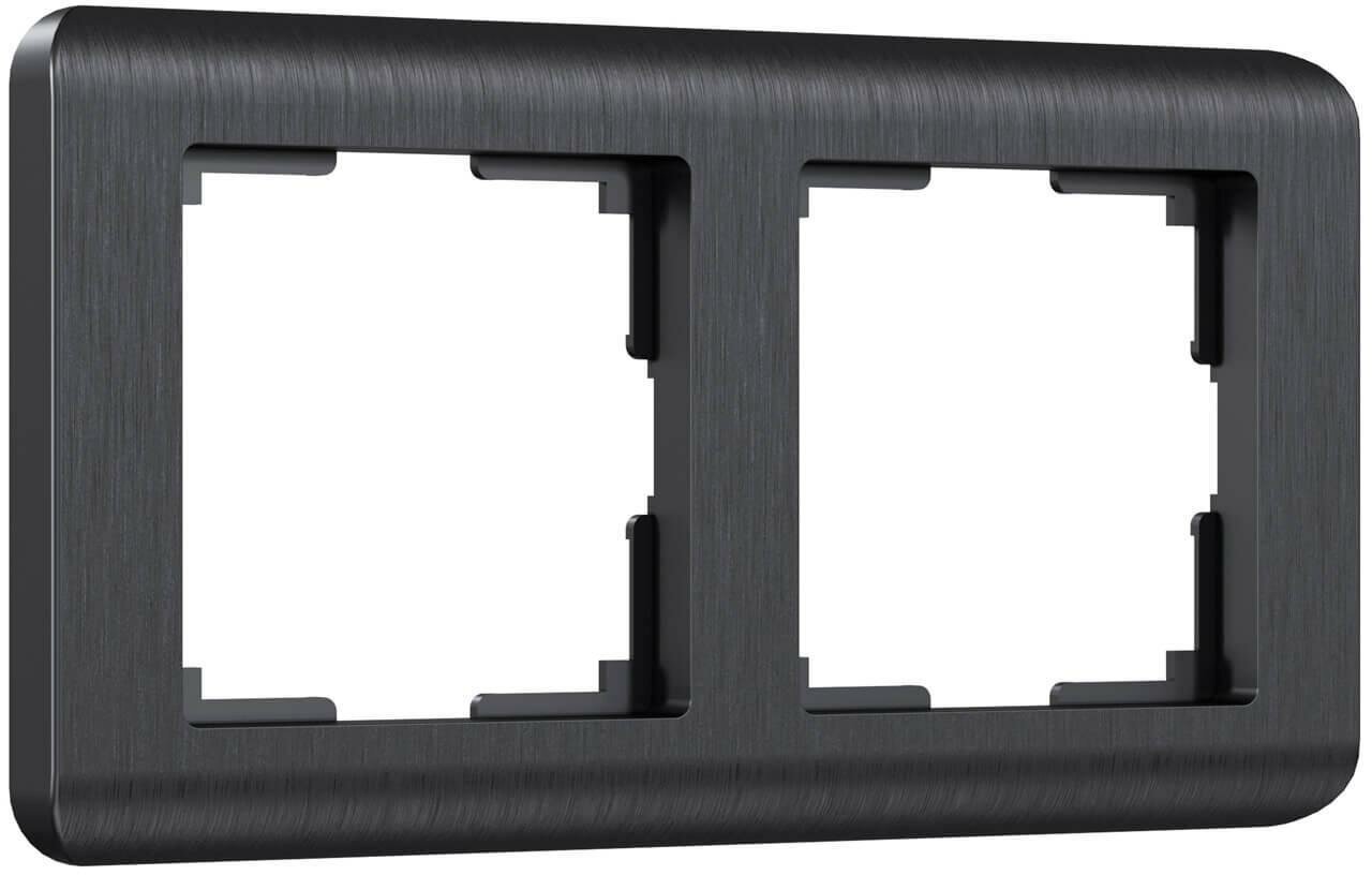 Рамка на 2 поста Werkel Stream (Графит)