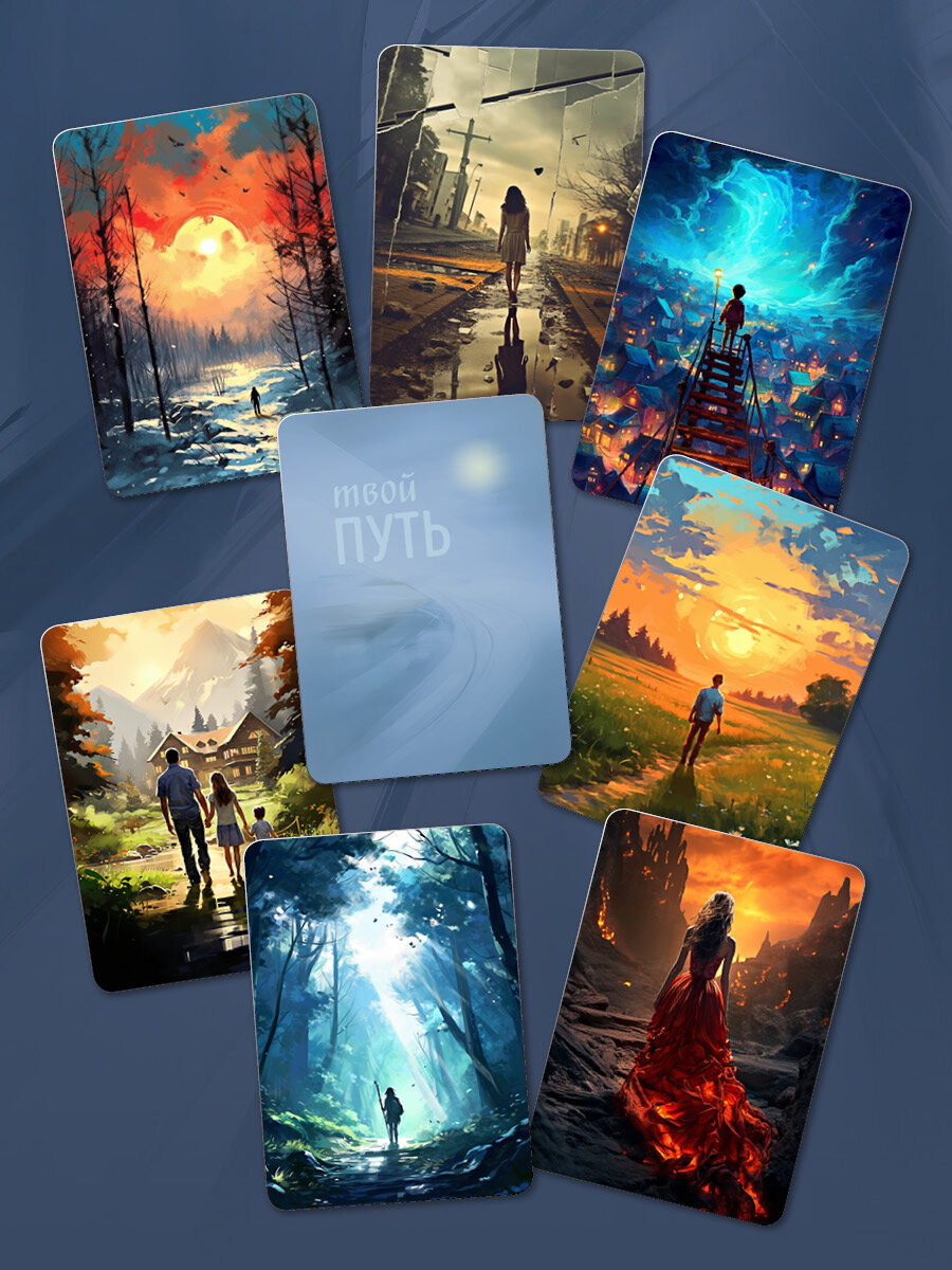 Твой путь. Метафорические карты универсальные, 80 карт, инструкция — фото 1