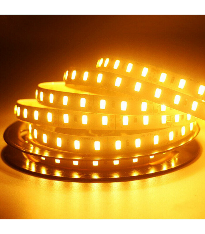 Светодиодная лента SMD 5630. 12В. Цвет свечения: теплый белый. Катушка 5 метров. IP33