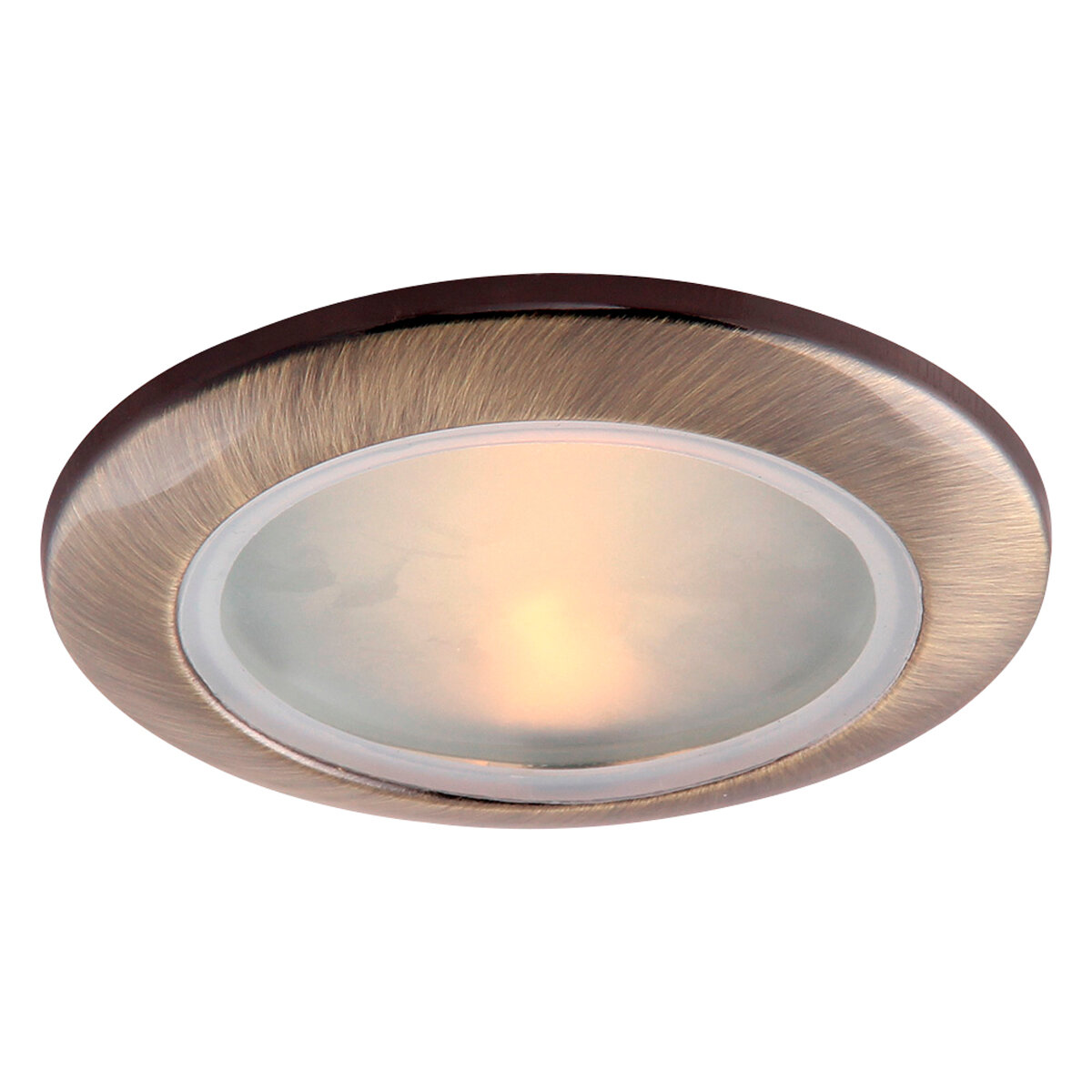 Точечный встраиваемый светильник Arte Lamp AQUA A2024PL-1AB GU10 бронза