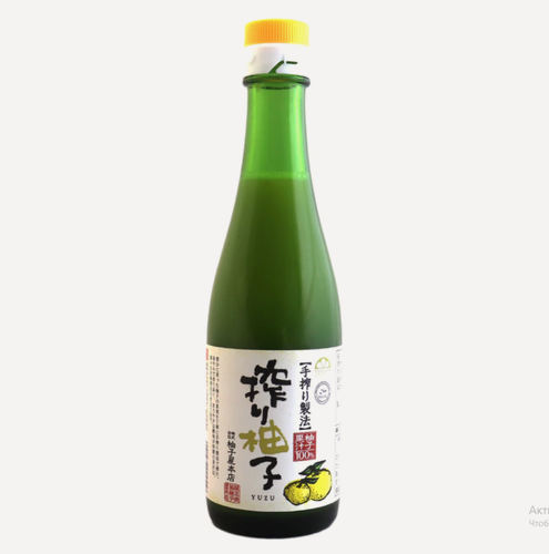 Изображение товара Сок цитруса YUZUYA HONTEN "Юдзу", 100 %, стеклянная бутылка 200мл, Япония