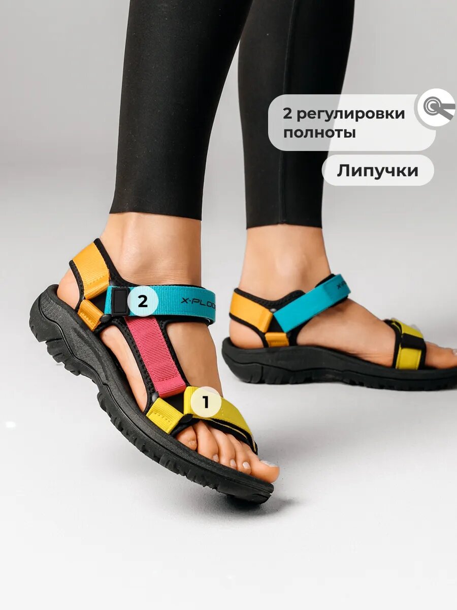 Сандалии X-PLODE, размер 39, черный — фото 1