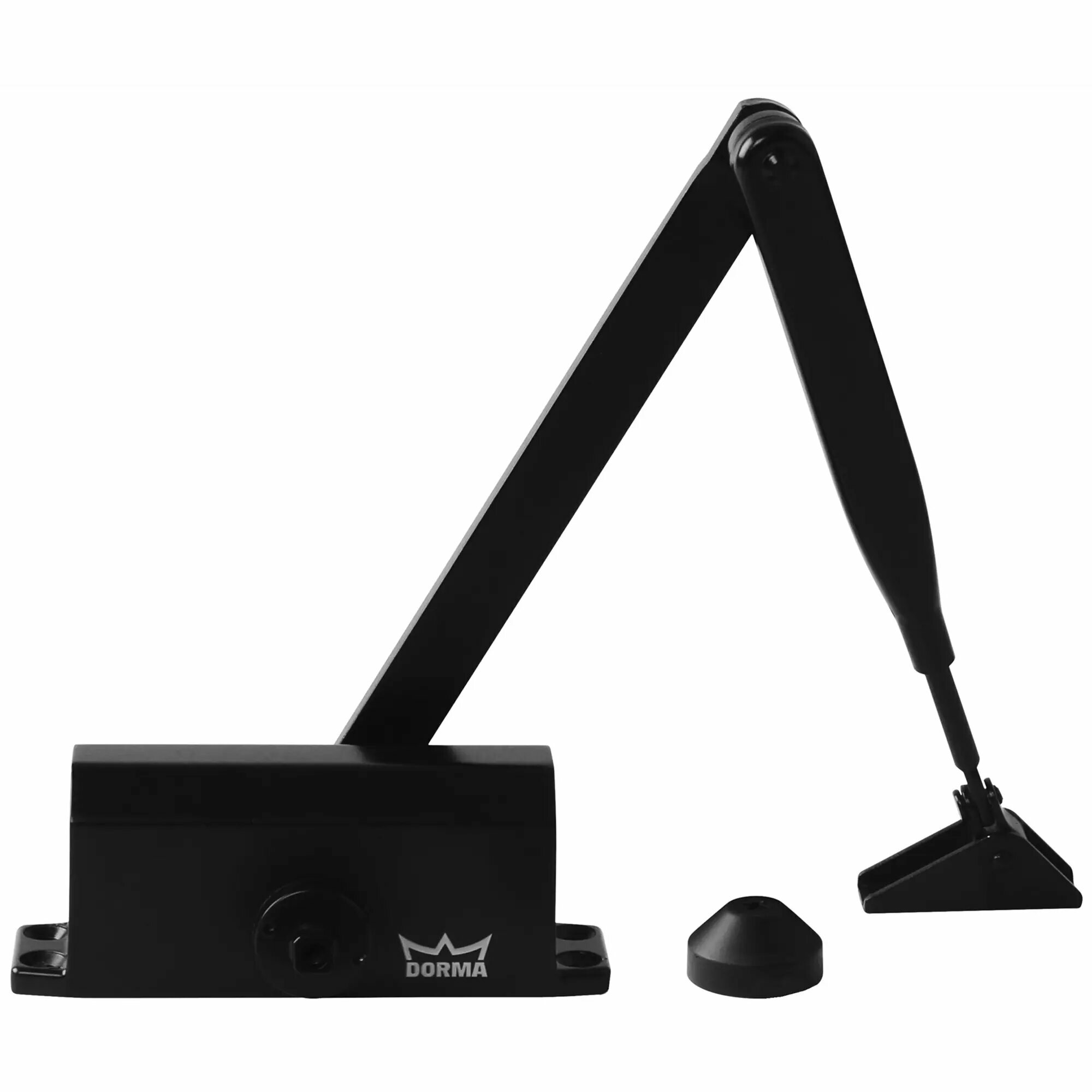 Доводчик дверной Dorma TS Nano Size 2 максимальная нагрузка 40 кг алюминий цвет черный