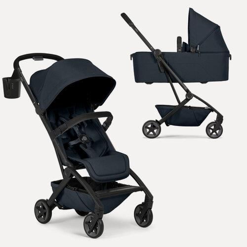 Изображение товара Детская коляска 2в1 Joolz Aer 2, цвет Dark Navy Blue SE (Тёмно-синий), артикул производителя 320445 / 320055