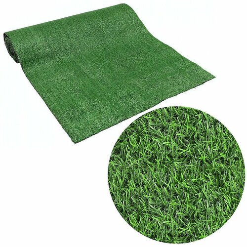 фото Газон искусственный «grass» 2x5 м, ворс 20 мм, пвх, устойчив к морозу и засухе, для ландшафтного дизайна восток
