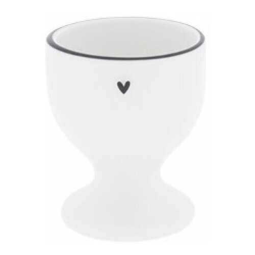 Чаша для яйца Little heart in black