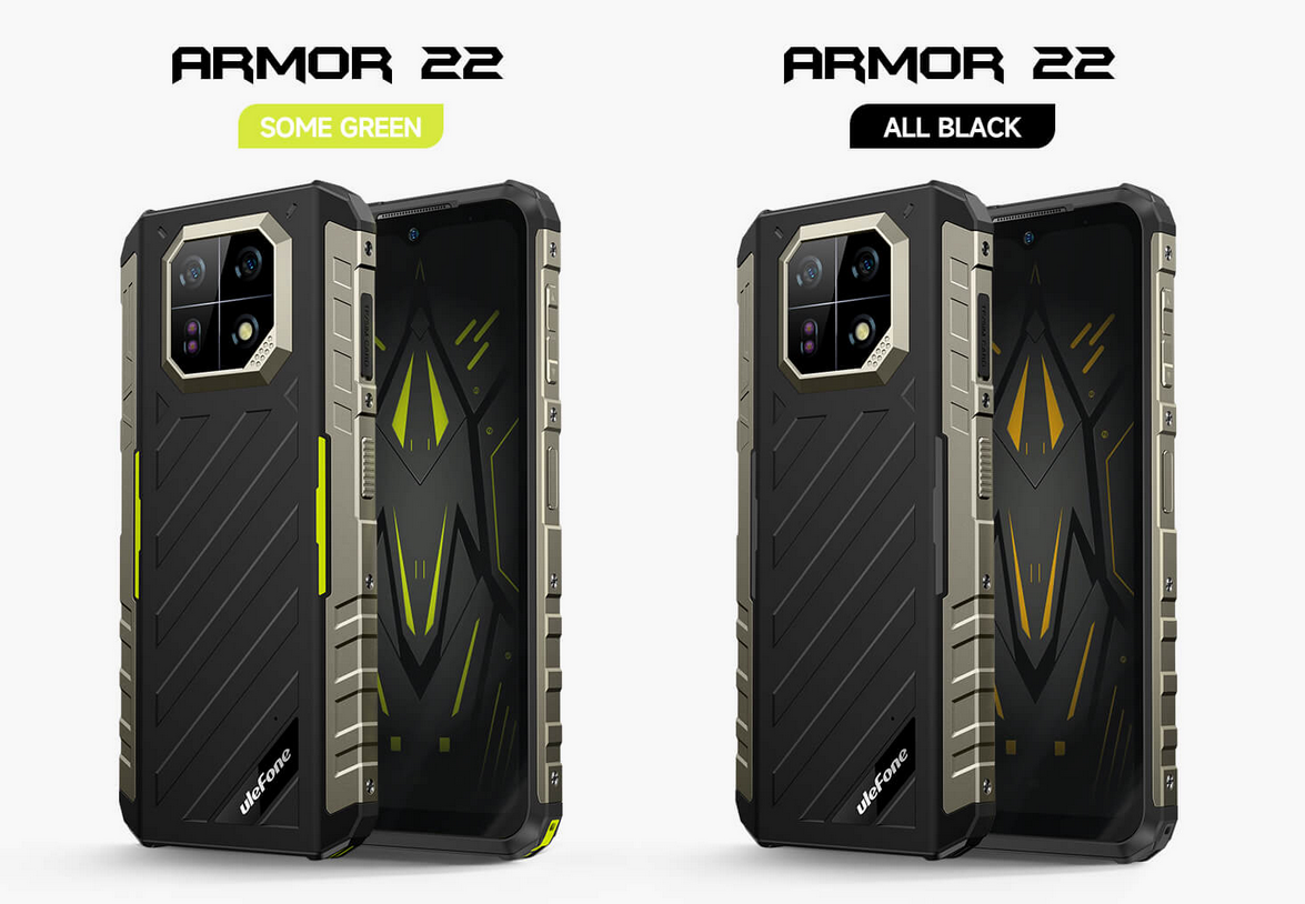 Смартфон Ulefone Armor 22 8/256 ГБ, Dual nano SIM, черный/оранжевый - фотография № 5