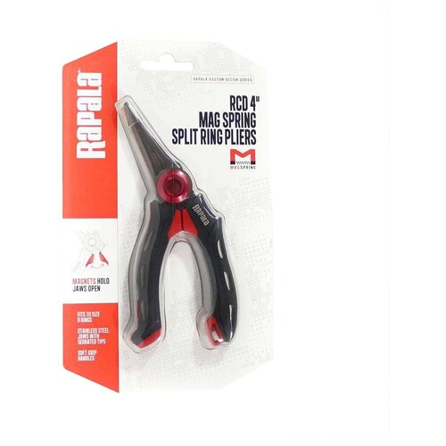 Плоскогубцы RAPALA RCD Mag Spring для заводных колец (10 см.) RCDMPS4 ножницы rapala rcd precision line