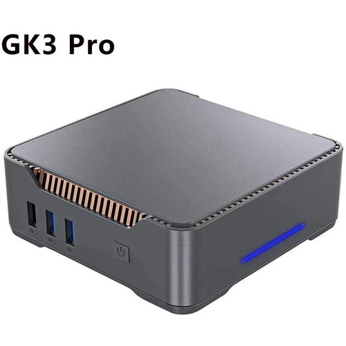 Мини ПК Szbox Gk3 Pro Процессор N100 четырехъядерный 8ГБ ОЗУ 256 ГБ SSD ОС Windows11 Pro