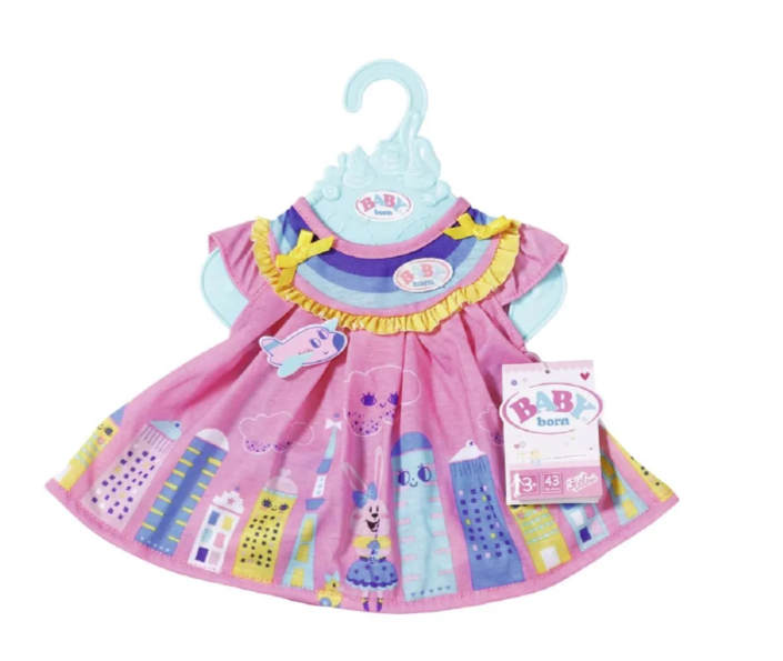 Игрушка Zapf Creation Baby Born платье розовое 43 см 828-243/розовое