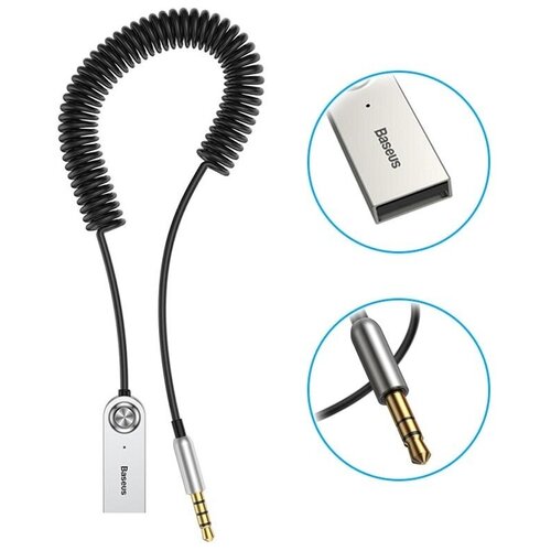 Bluetooth адаптер Baseus Audio Adapter BA01 CABA01-01 Черный кабель baseus ba01 usb wireless adapter cable black caba01 01