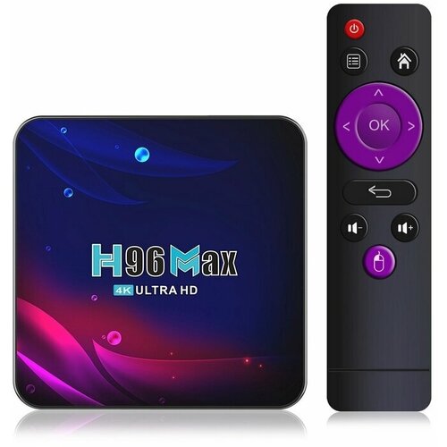 Смарт ТВ приставка Smart TV Box H96 Max V11 4/64GB Android 11.0 Rockchip RK3318 