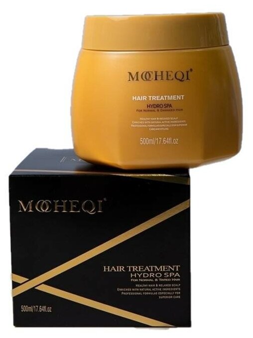 Маска MOCHEQI для волос профессиональная восстанавливающая уход для сильно поврежденных волос, 500 мл