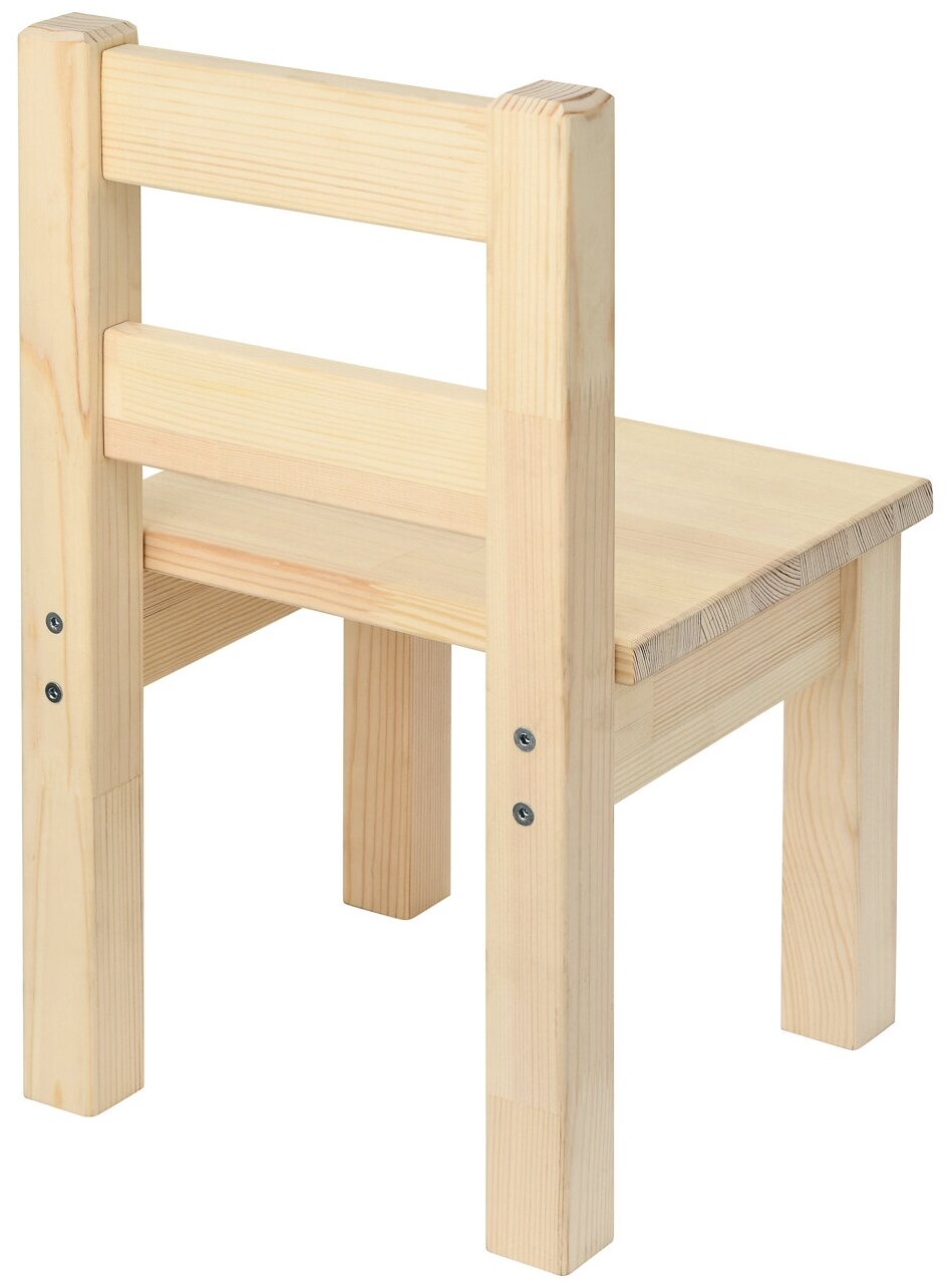 Комплект "стол + стульчик" KETT-UP DUBOK ECO детский,KU310, деревянный, массив березы, без покрытия, цвет натуральный - фотография № 9