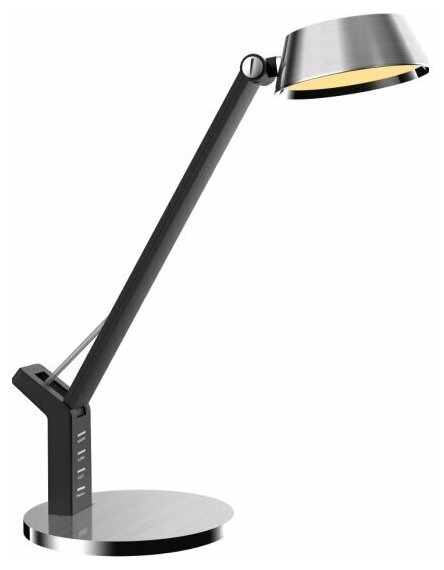 Настольная лампа Camelion LED KD-835 C03 серебро.8Вт,230В,480лм, сенс. рег. ярк и цвет. темп, USB-5В,1А )