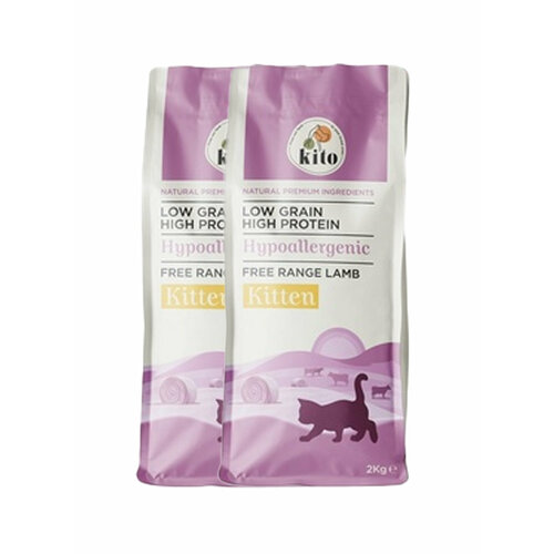 Kito Для котят с ягненком свободного выпаса (Kitten Cat Food Grass-Fed Lamb) 2 кг х 2шт.