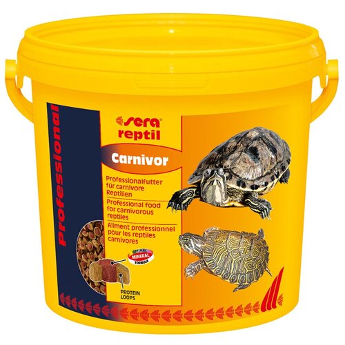 Sera корм для рептилий Reptil Professional Carnivor, ведро, 3.8 л, 1 кг