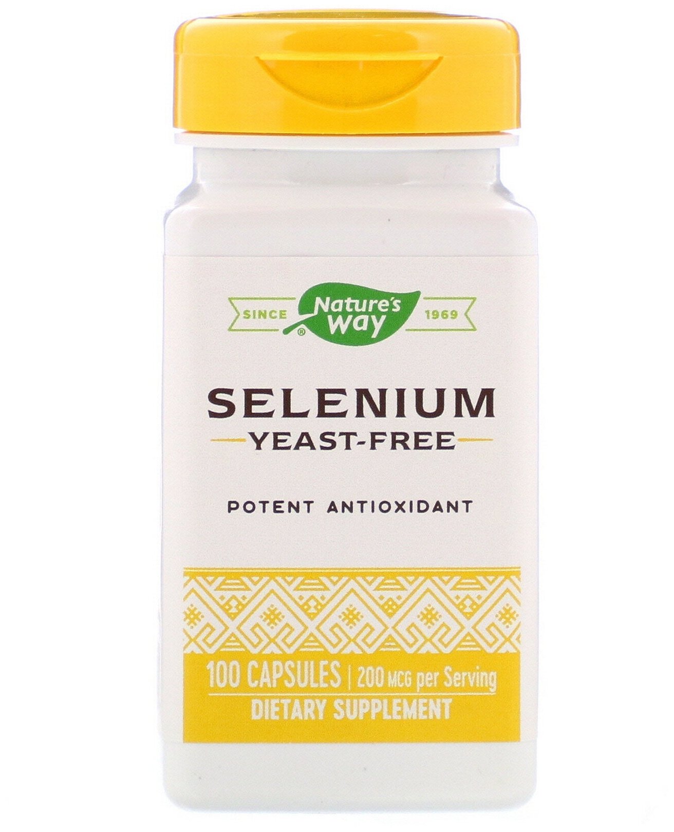 Nature's Way Selenium 200 мкг 100 капсул