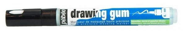 Маркер с маскирующей жидкостью Pebeo Drawing gum 0,7 мм, 5,5 мл - фото №7