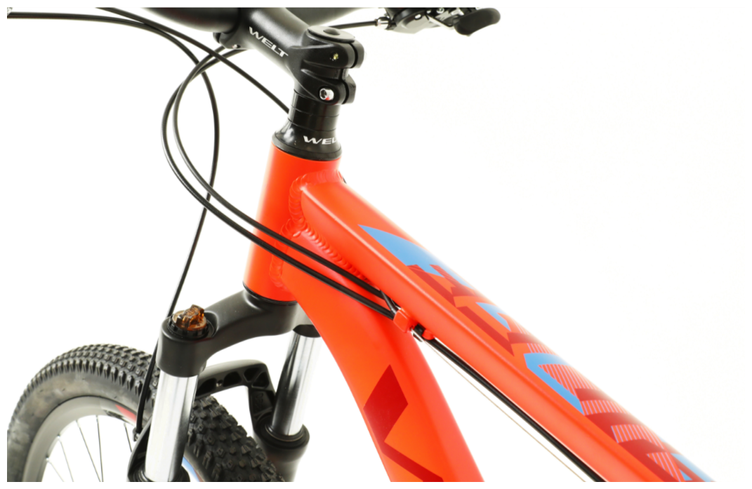 Велосипед горный Welt Ridge 1.0 D 27 (2022) оранжевый - фото №5