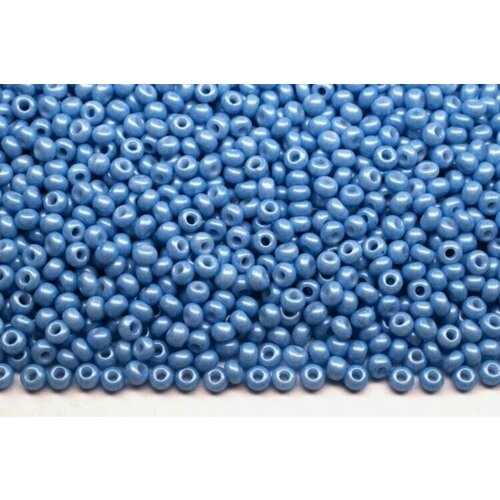 Бисер Preciosa 10/0 Небесно-голубой непрозрачный блестящий, 16936 уп. 50 г